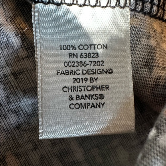 Christopher & Banks Black‎ and Gold Striped Blouse - Picture 8 of 10